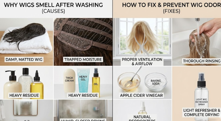 Why Your Wig Smells After Washing — Causes & Fixes