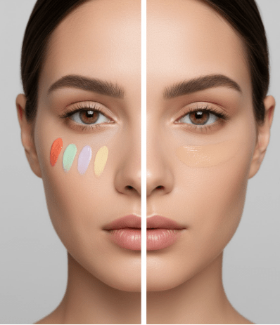 Concealer vs. Colour Corrector — Which Should You Use First? - Beauty Exchange Beauty Supply
