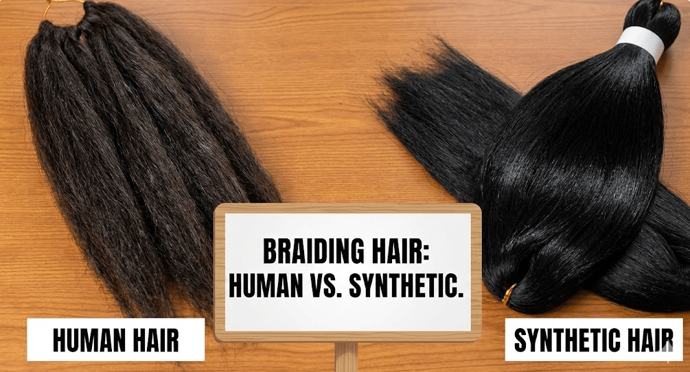 Human vs. Synthetic Braiding Hair — What’s the Difference? - Beauty Exchange Beauty Supply