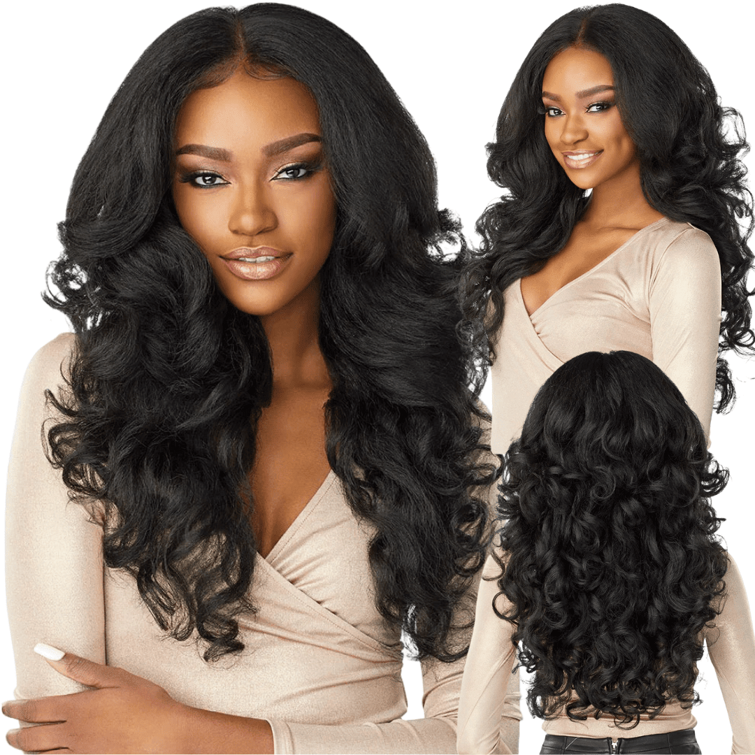 Latisha Glueless Wig by Sensationnel Review | Jet Black - Beauty Exchange Beauty Supply