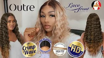 Outre Odessa Crimp Wave Wig Review & Styling Guide - Beauty Exchange Beauty Supply
