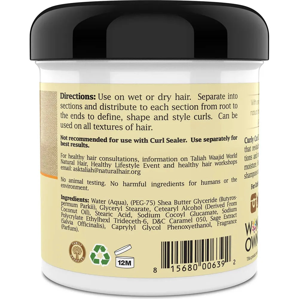 Taliah Waajid Curly Curl Enhancing Hair Styling Cream - 16 fl oz