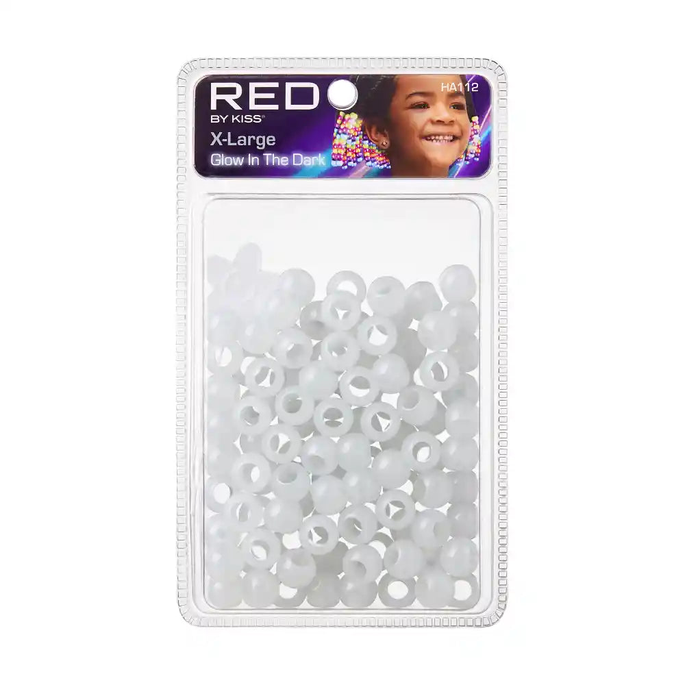 RED Glow-in-the-Dark Beads- Color Assorted
