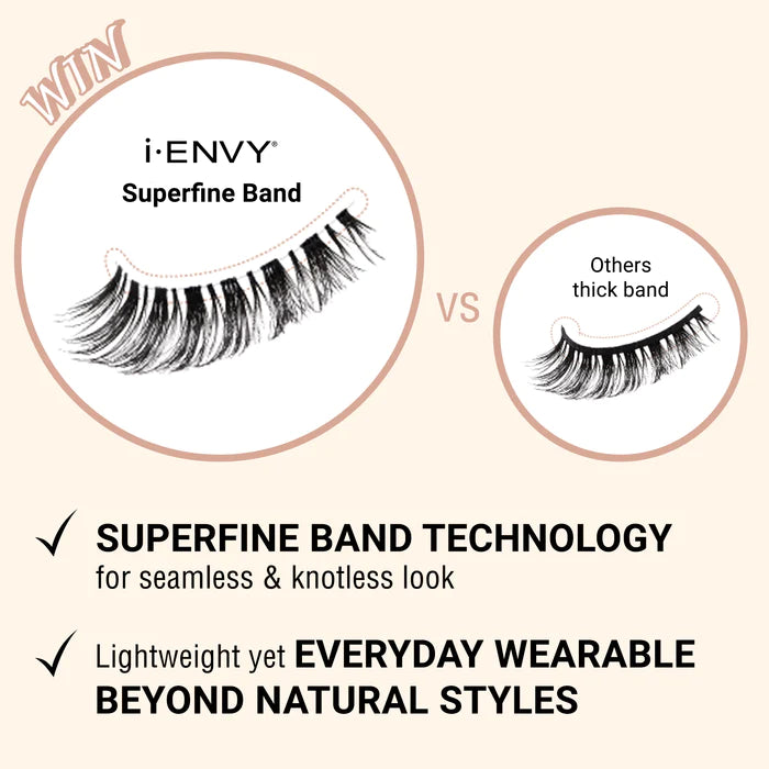 iEnvy by Kiss Bare Lashes with Superfine Band