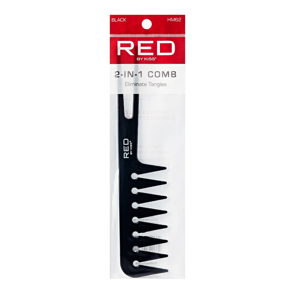 Red by Kiss 2-in-1 Comb – Detangling HM62