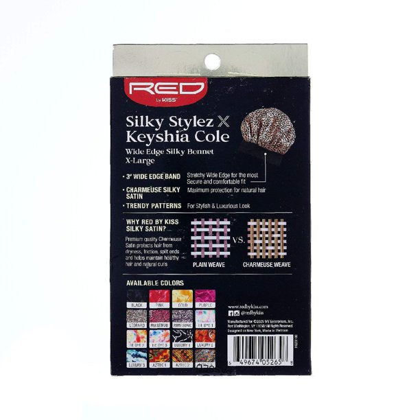 Red by Kiss Wide Edge Silky Bonnet – X-Large
