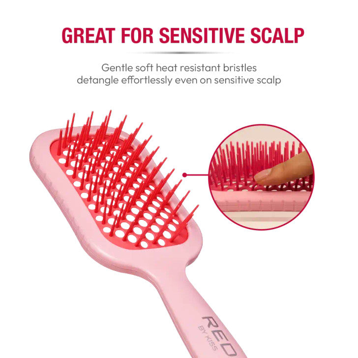 Red Gentle Vent Brush – Multiple Color
