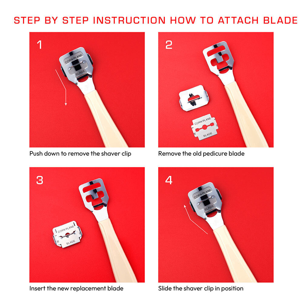 Red by Kiss Callus Remover Germany Blade