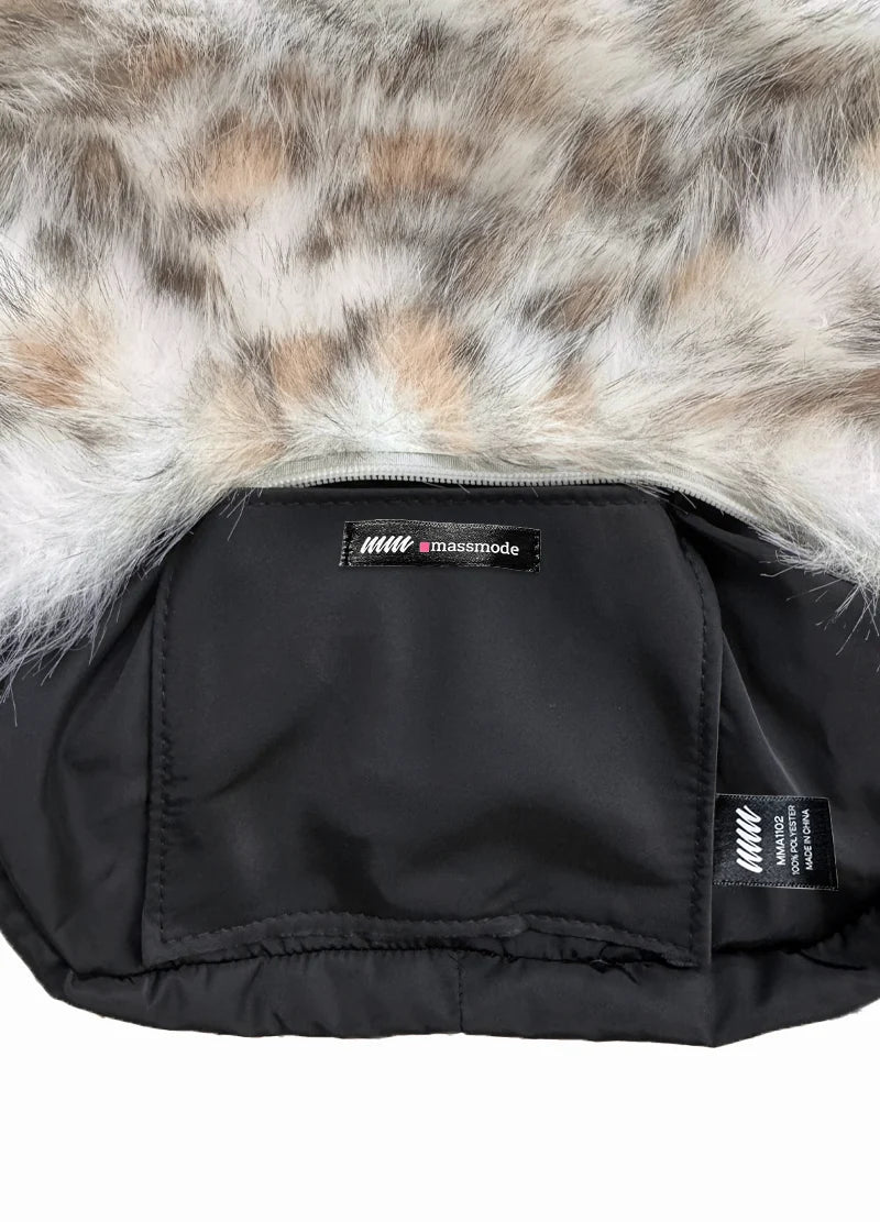 Faux Fur Leopard Print Fashion Shoulder Bag – MMA1103