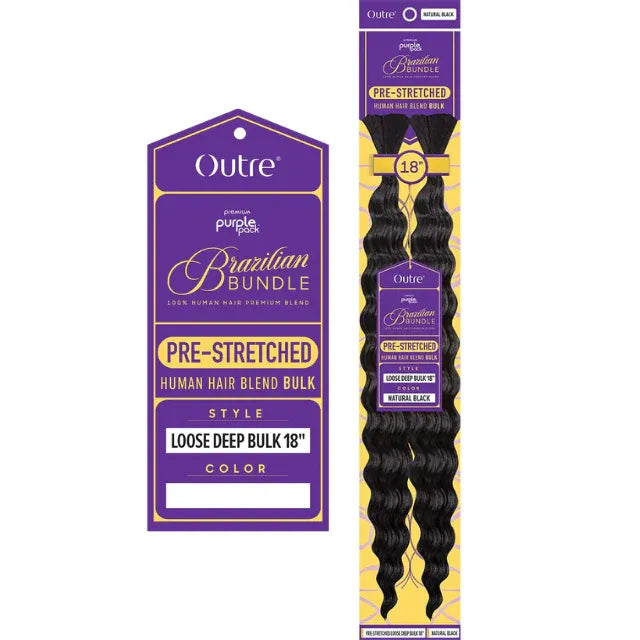 Outre Premium Purple Brazilian Bundle Loose Deep Bulk - 18"