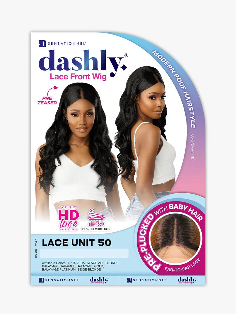 Sensationnel Dashly Lace HD Synthetic Lace Front Wig - Unit 50