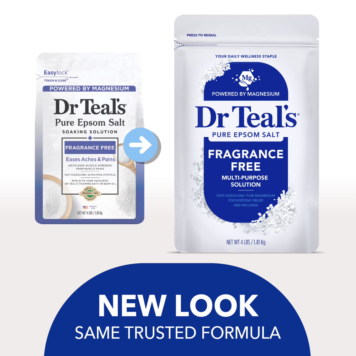 Dr Teal's Epsom Salt Magnesium Soak – 4 lbs