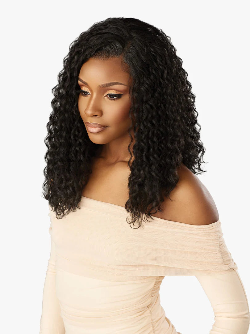 Sensationnel Crowned Edge 13x5 Synthetic HD Lace Wig – Water Deep 16”