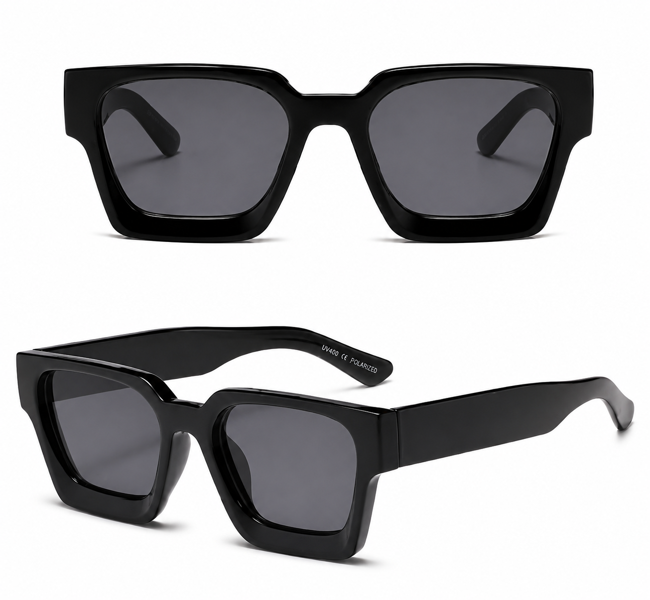 Chic Looks Square Sunglasses Black – EA2091