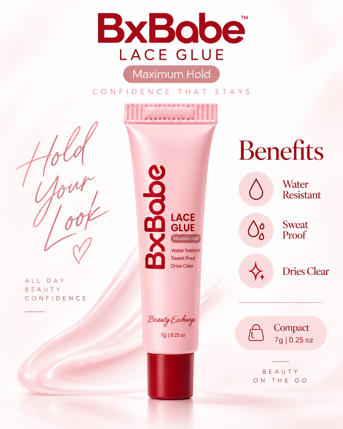 BXBabes Maximum Hold Lace Glue – 7g
