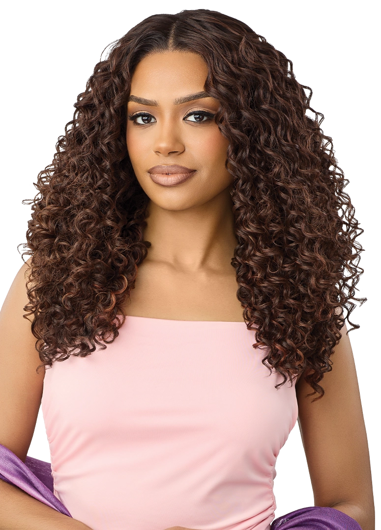 Outre Airtied 360 FlexiLace Human Hair Blend HD Lace Wig – HHB Italian Curls 22"