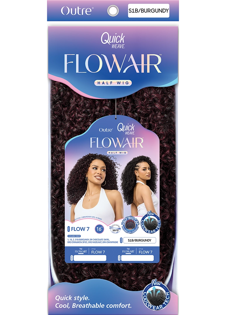 Outre Quick Weave Flowair Synthetic Half Wig – Flow 7