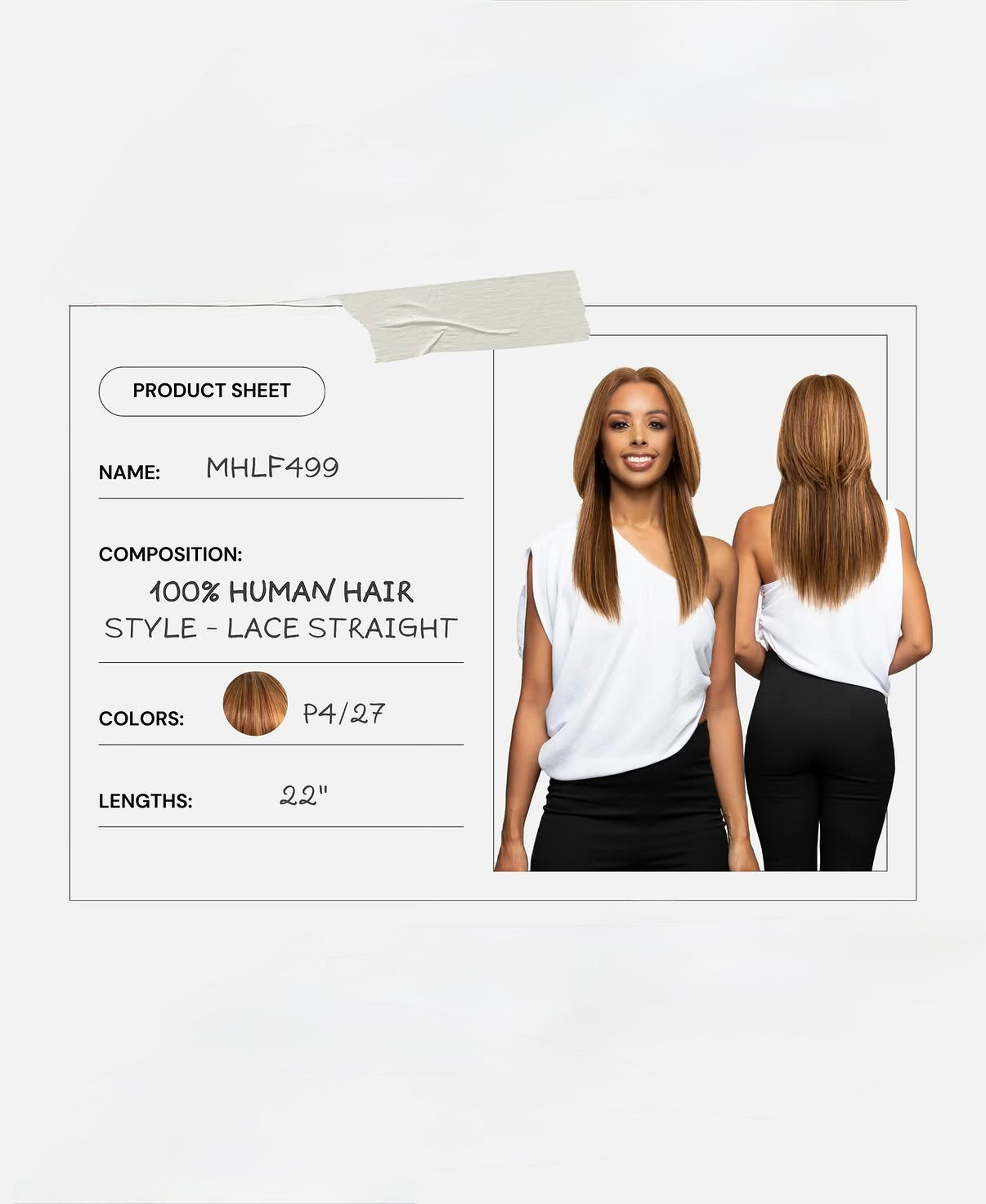 Bobbi Boss Boss 100% Human Hair Lace Part Wig – MHLF499