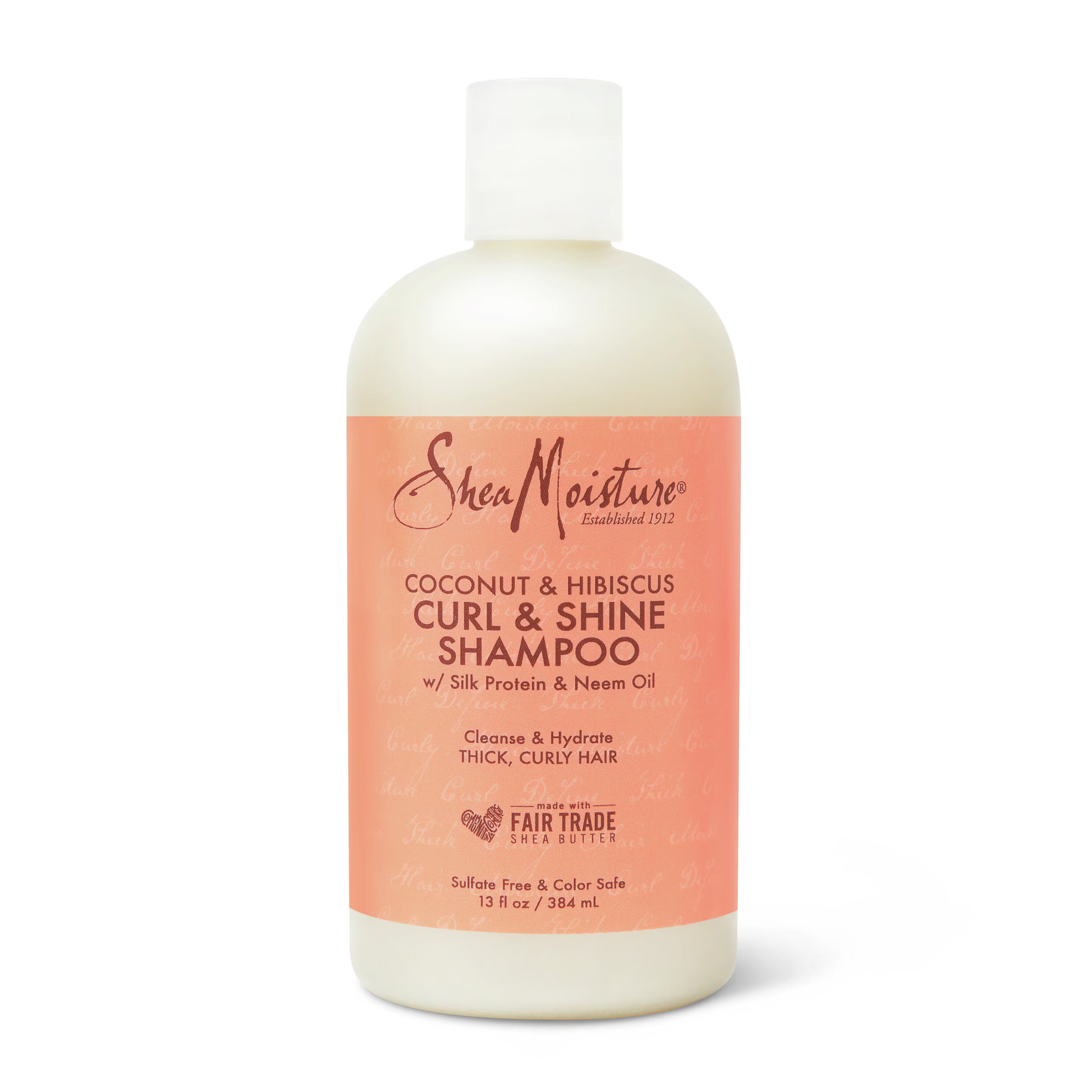 Shea Moisture Coconut & Hibiscus Curl & Shine Shampoo - 13oz