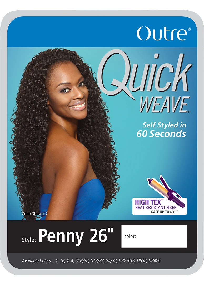 Outre Quick Weave Synthetic Half Wig – Penny