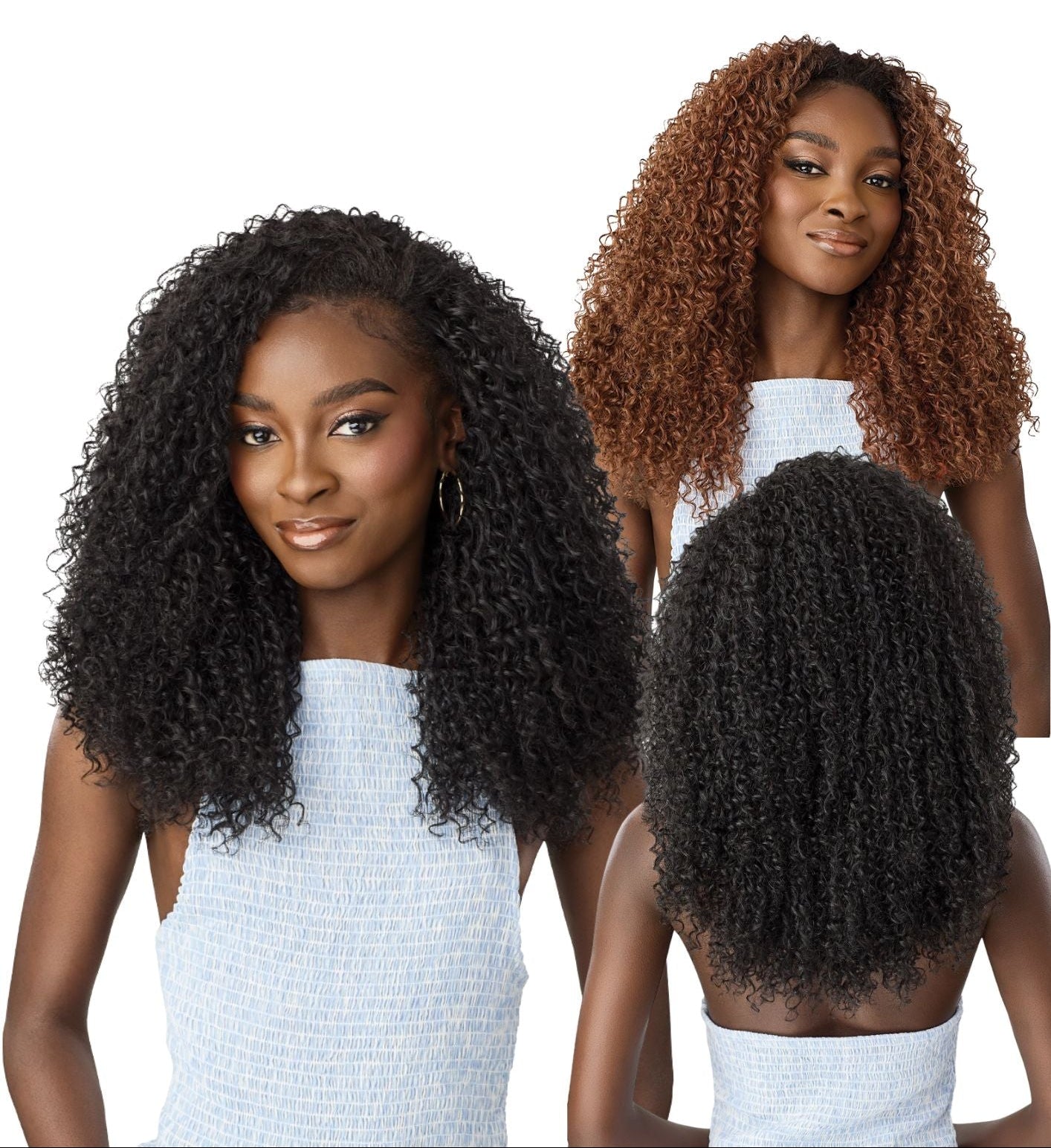 Outre Quick Weave Half Wig โ 3C Whirly Curls