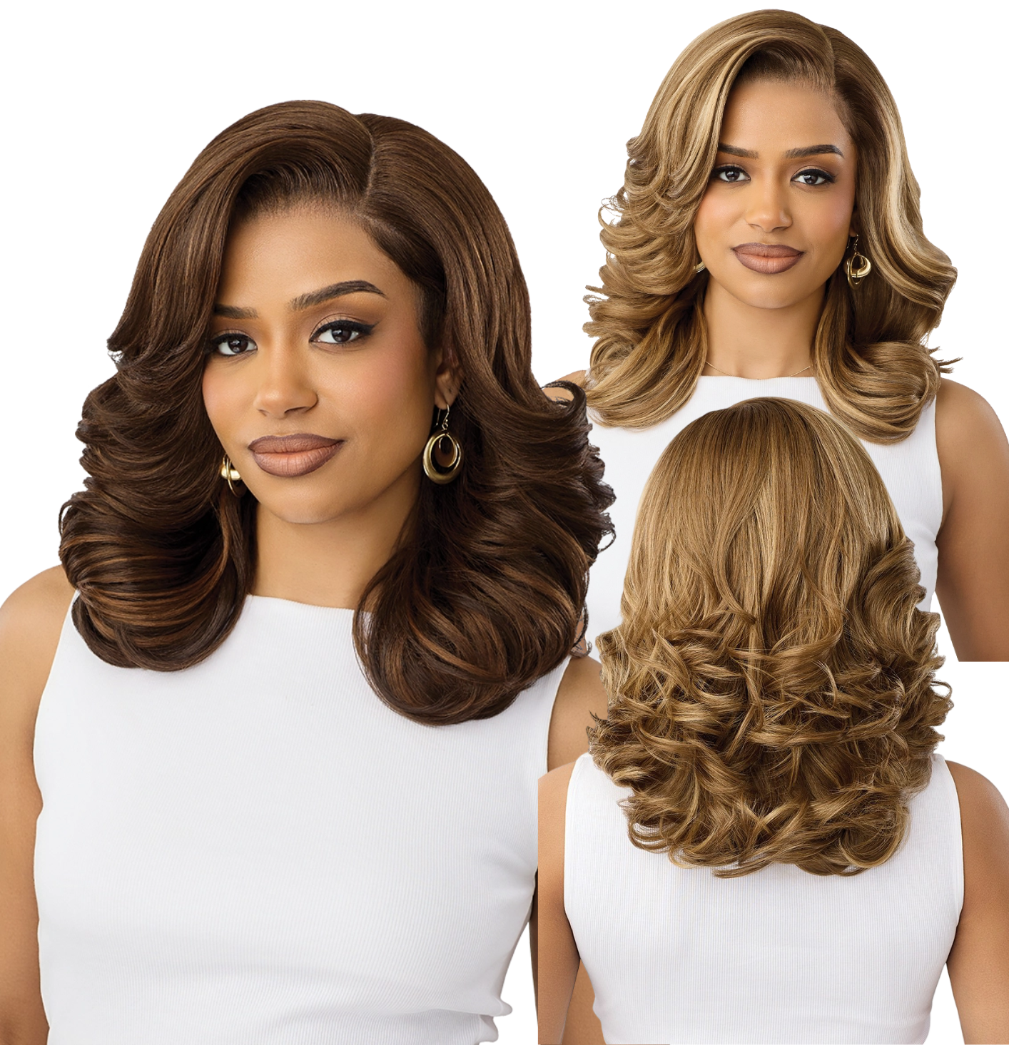 Outre Melted Hairline Synthetic HD Lace Front Wig - MH 144