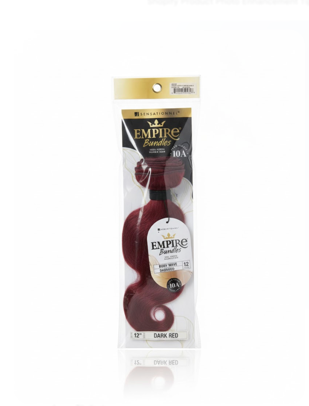 Sensationnel Empire 100% Human Hair Body Wave Dark Red - 10"–18"