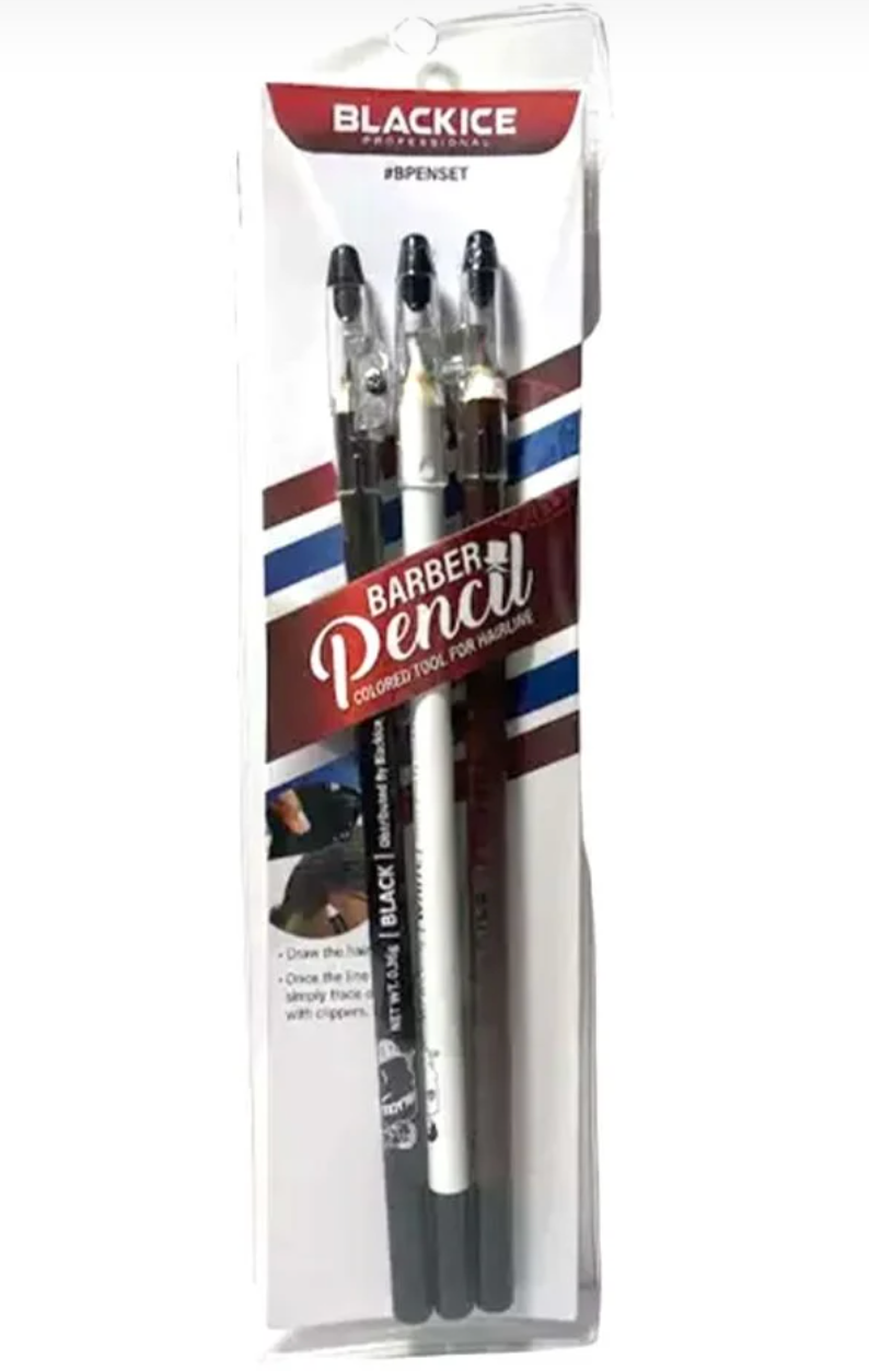 Black Ice – Barber Pencil Set 3pc