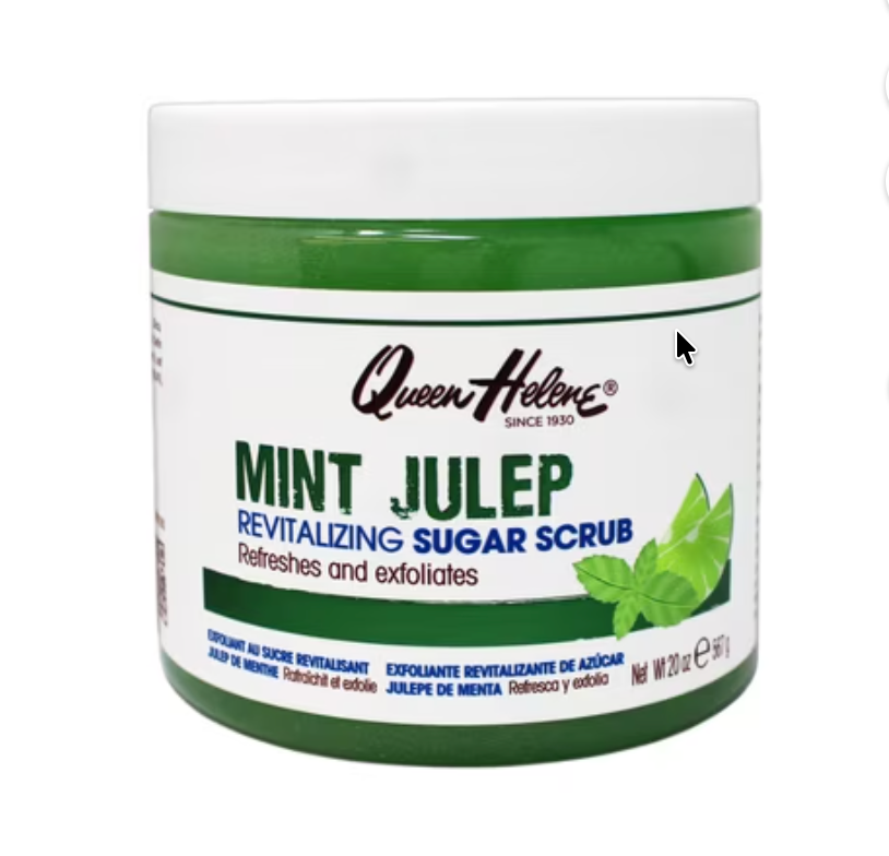 Queen Helene Sugar Scrub – Cocoa Butter, Citrus & Mint Julep, 20 oz