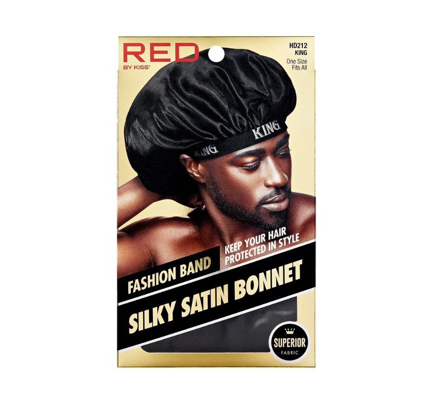 Red by Kiss Men's Silky Satin Bonnet