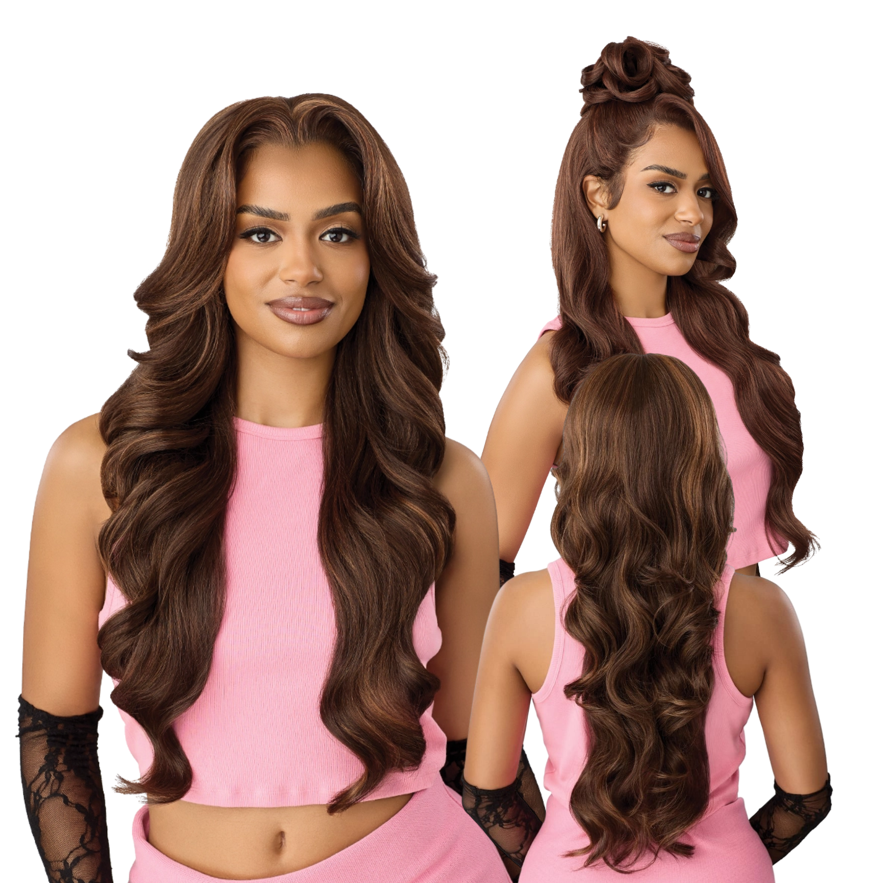 Outre Perfect Hairline True Frontal 13x6 HD Lace Front Wig - Peak 719