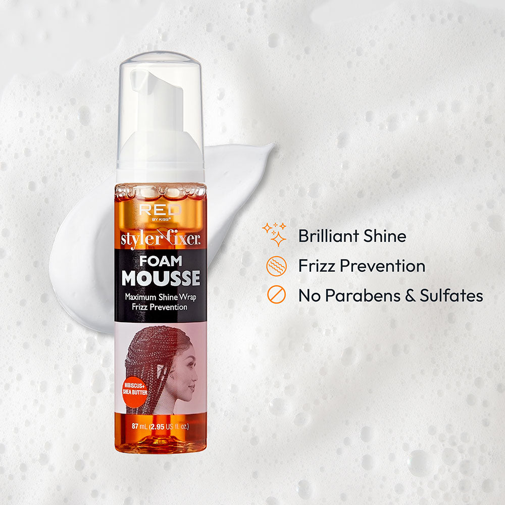 Red by Kiss Styler Fixer Foam Mousse 7oz