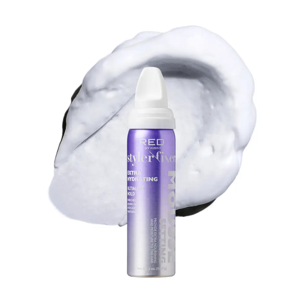 Red by Kiss Frizz Control Setting Mousse - 2oz