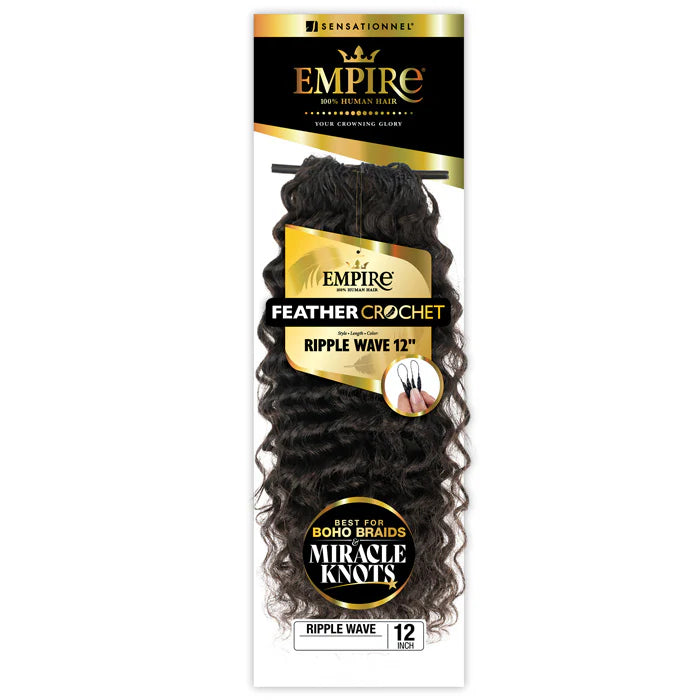 Sensationnel Empire 100% Human Hair Feather Crochet – Ripple Wave