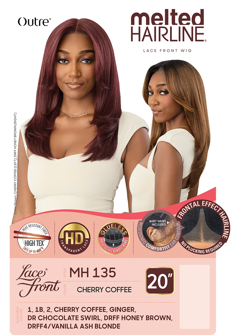 Outre Melted Hairline Synthetic HD Lace Front Wig - MH 135