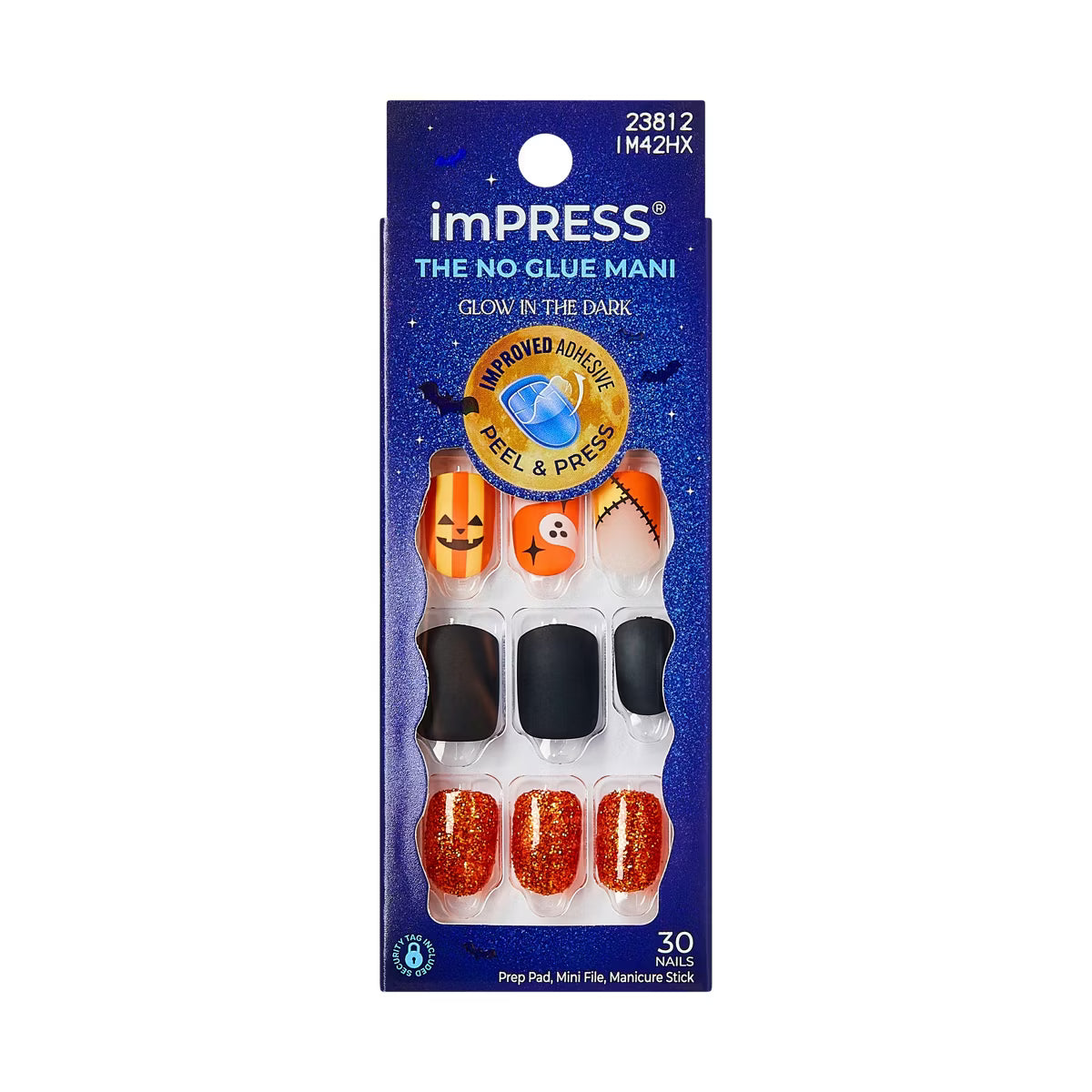 KISS imPRESS Design Press-On Nails – No Glue Needed
