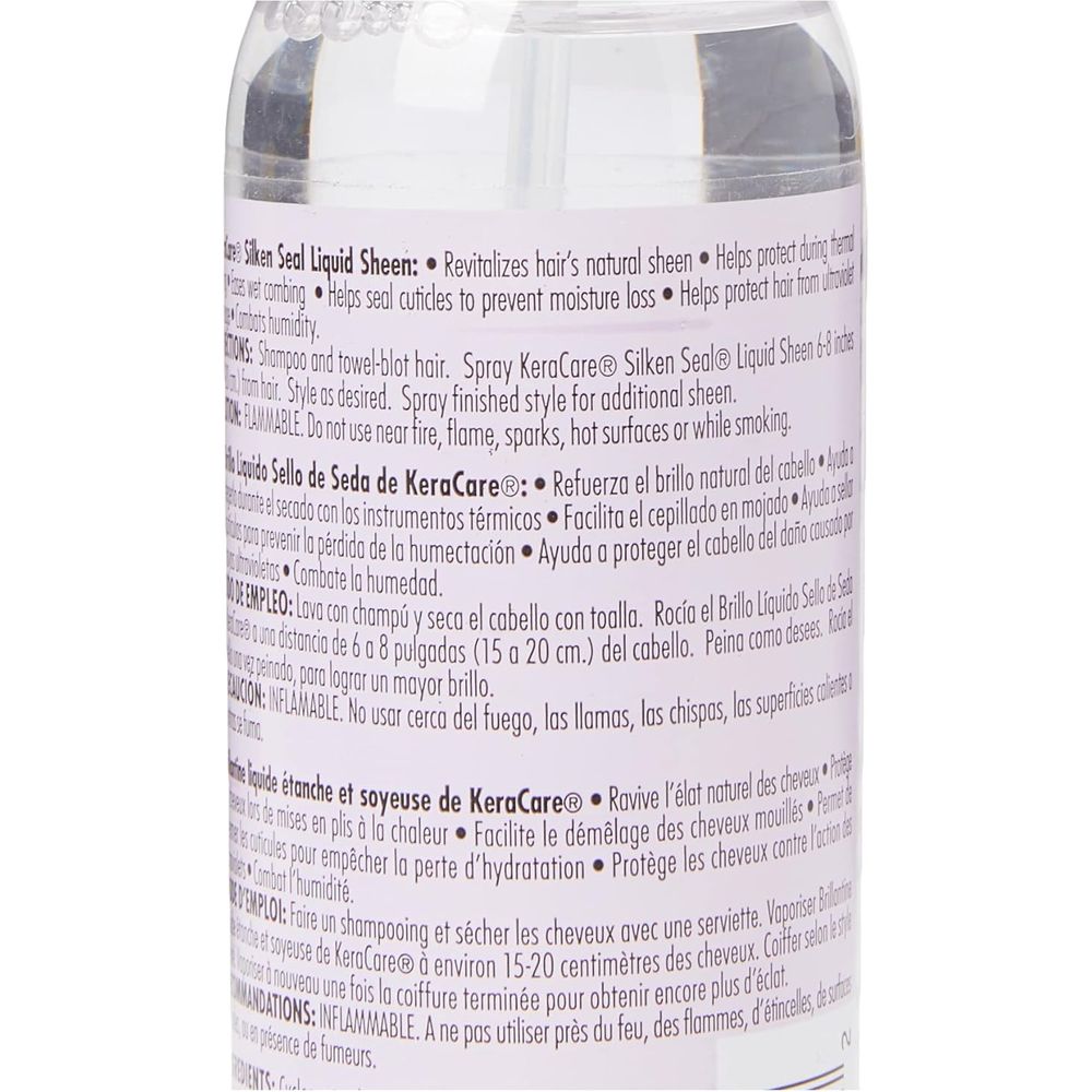 KeraCare Silken Seal Sheen Spray - Glossy Shine 4oz