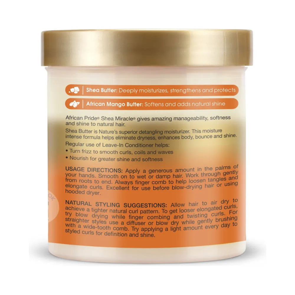 African Pride Shea Miracle Leave-In Conditioner – 15 oz