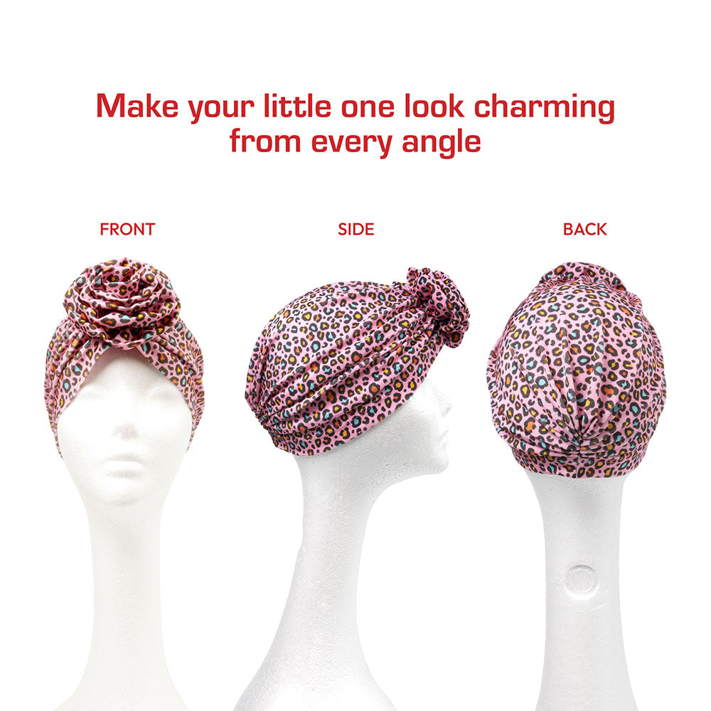 Red by Kiss Kids Pre-Tied Top Knot Turban