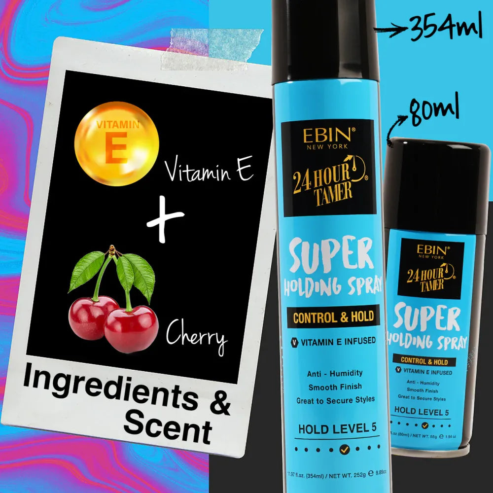 EBIN 24 Hour Tamer Holding Spray