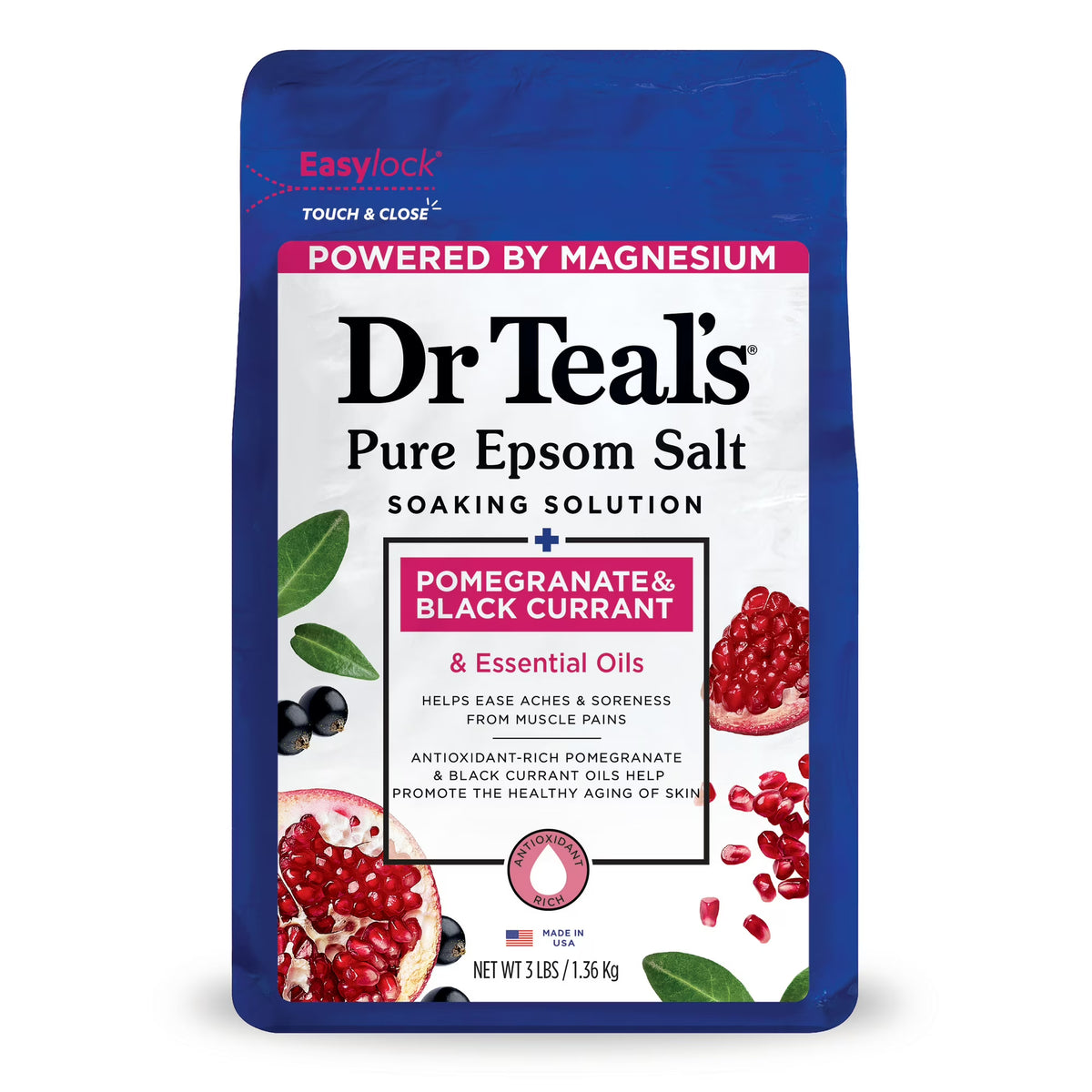 Dr Teal's Epsom Salt Magnesium Soak – 3 lbs
