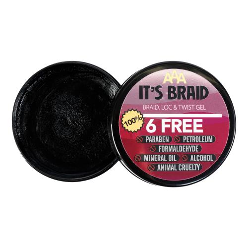 AAA African Anti - Aging "It’s Braid" Braid, Loc & Twist Gel – Biotin + Essential Oils – 4.5 oz & 10 oz - Beauty Exchange Beauty Supply