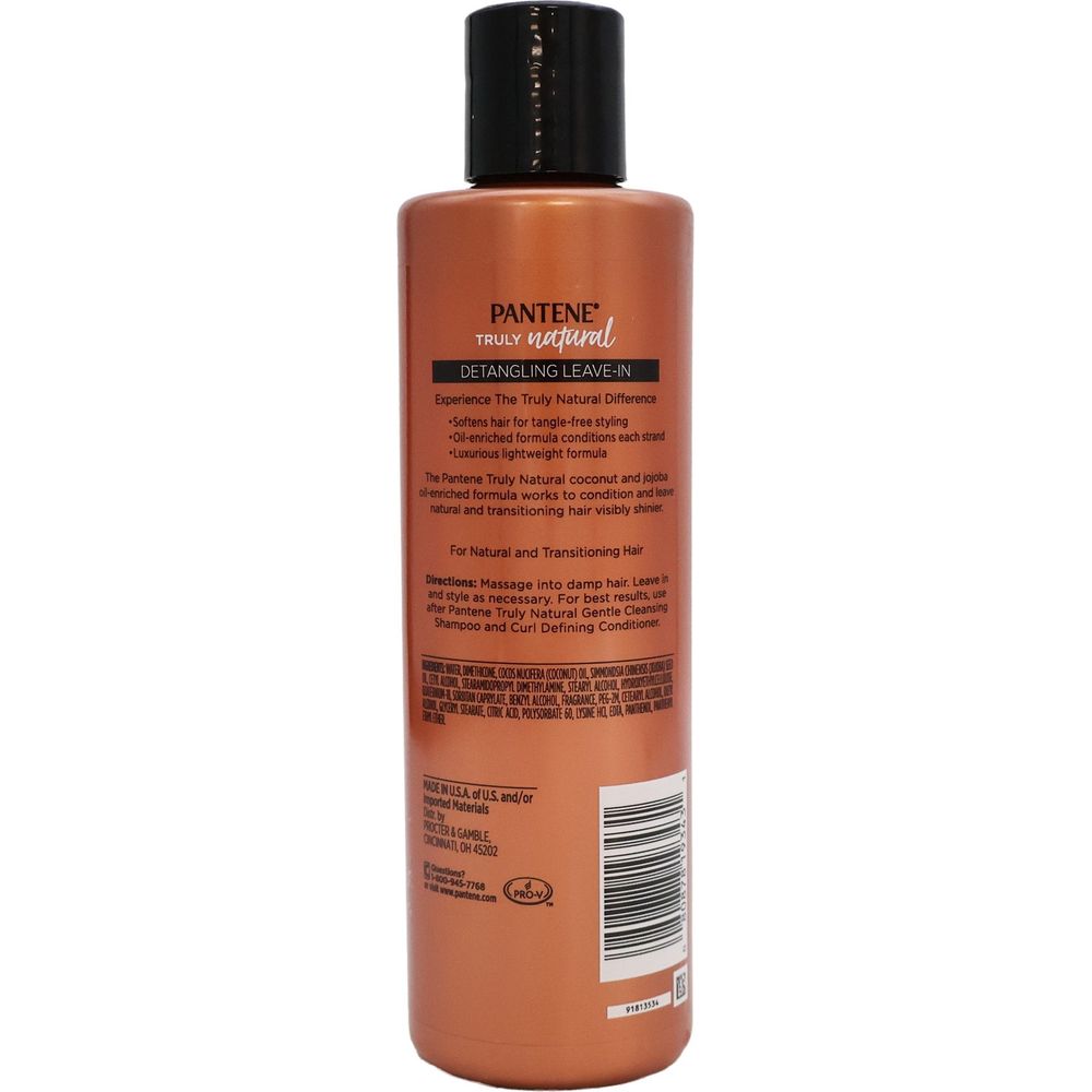 Pantene Truly Natural Detangling Leave-In Conditioner - 7.6 fl oz