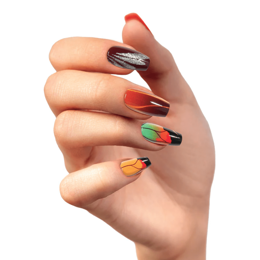 Absolute New York Beautifly Press - On Nails - Coffin Medium - Beauty Exchange Beauty Supply