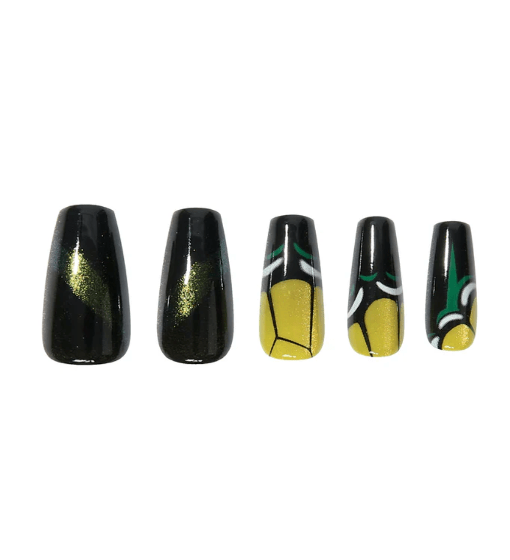 Absolute New York Beautifly Press - On Nails - Coffin Medium - Beauty Exchange Beauty Supply