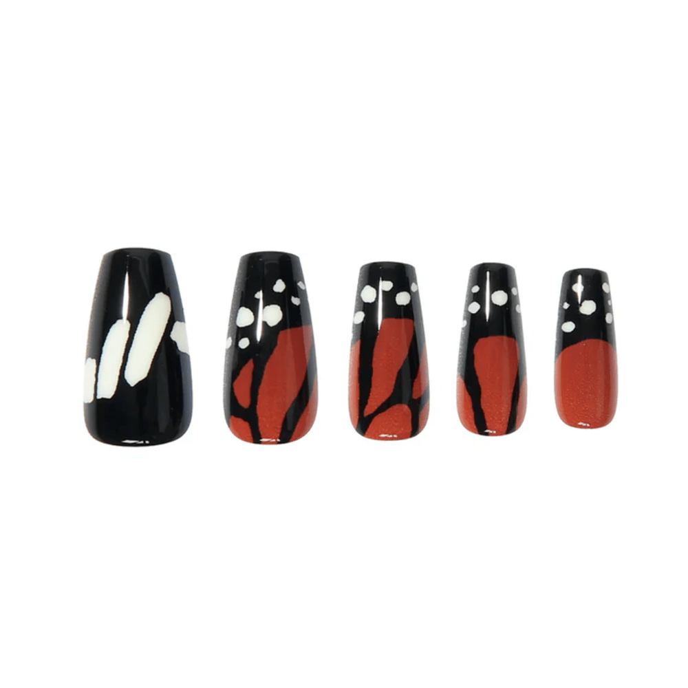 Absolute New York Beautifly Press - On Nails - Coffin Medium - Beauty Exchange Beauty Supply
