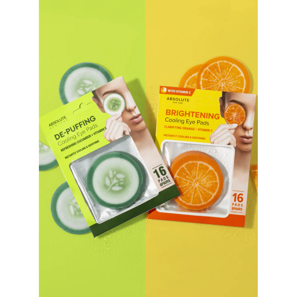 Absolute New York Exfoliating & Cooling Eye Pads – 16 Pads - Beauty Exchange Beauty Supply