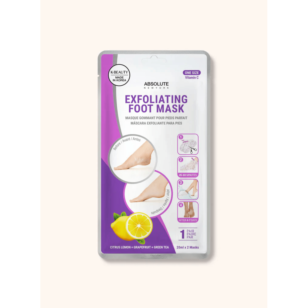 Absolute New York Exfoliating Foot Mask - Beauty Exchange Beauty Supply