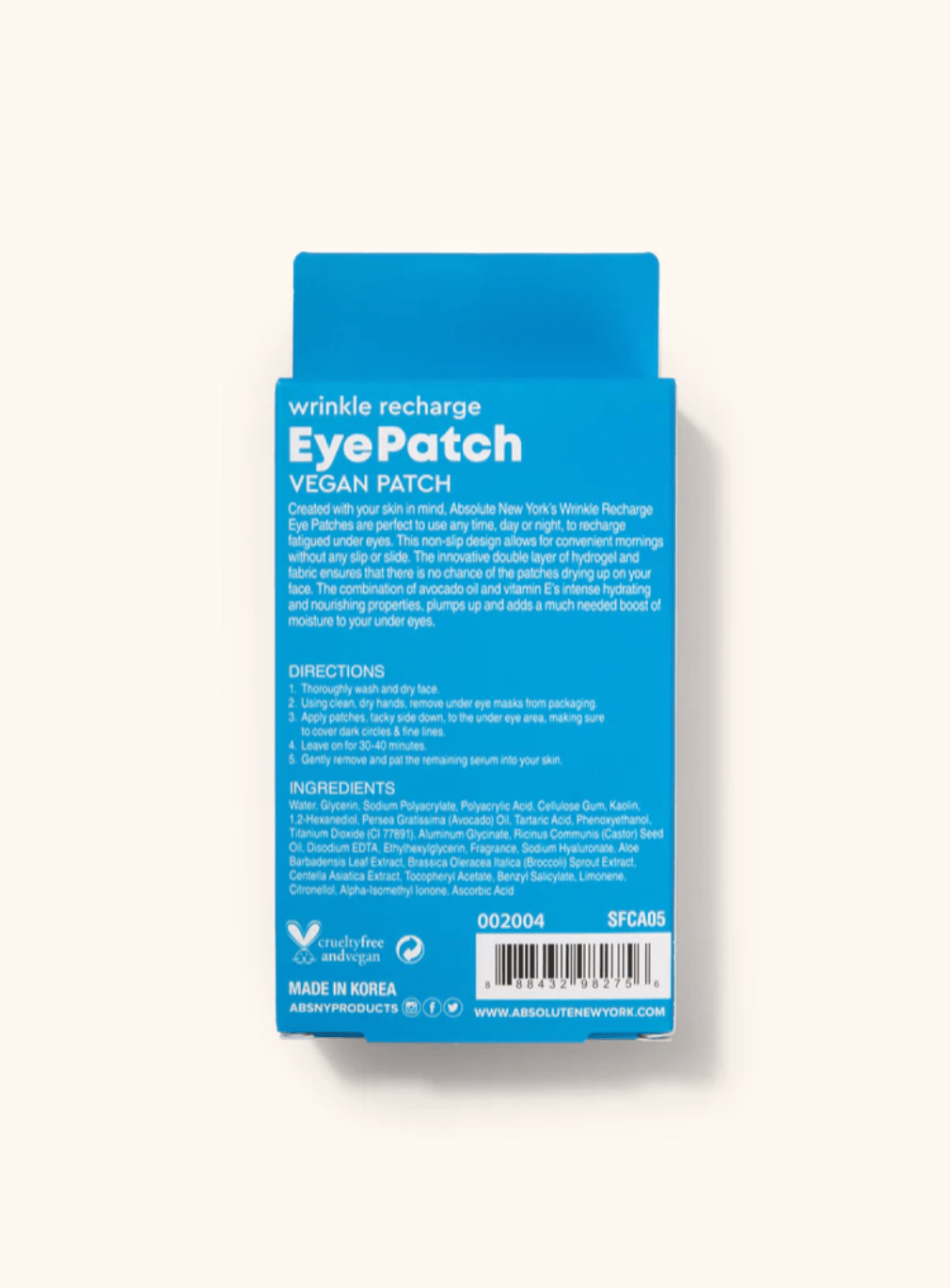 Absolute New York Eye Patches – 5 Treatments - Beauty Exchange Beauty Supply