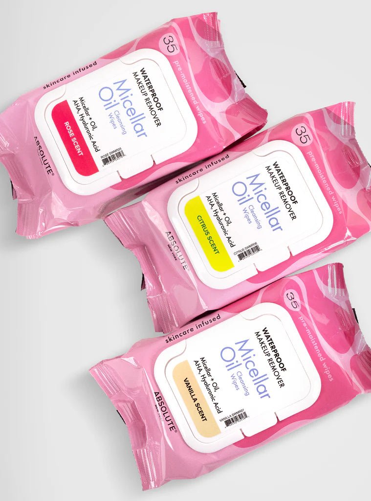 Absolute New York Micellar Oil Cleansing Wipes - 30 Wipes - Beauty Exchange Beauty Supply